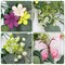 Artificial Daisy Garland with 3D Butterfly, Hanging Fake Flowers Greenery Eucalyptus Garland Floral Vines for Wedding Table Home Party Spring Decor